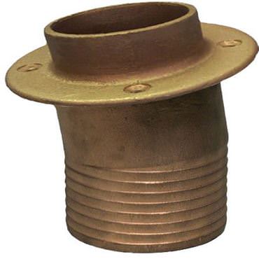 Angled Shank Transom Exhaust Fittings - Propeller Depot