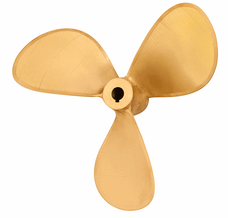 11 inch 3 Blade Sailer 3 bronze - Propeller Depot