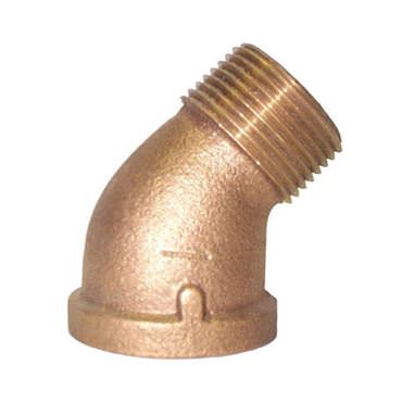 45 Degree Bronze Street Elbows - Propeller Depot