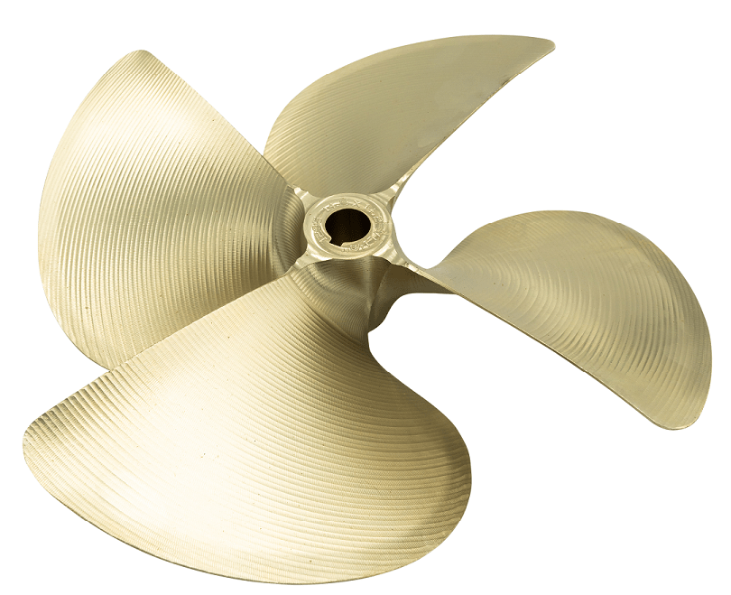 Crown Metal Propellers (4 Blades) – Marine Accessories, Ship Model DIY, Multiple Sizes