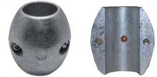 X - 1 Zimar Shaft Zinc Anode 3/4" diameter - Propeller Depot
