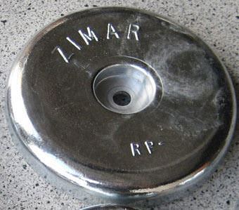 RP - 7 Zimar Round Plate Zinc - Propeller Depot