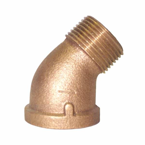 00103H025 45 Degree Bronze Street Elbows - Propeller Depot