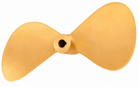 12 inch 2 Blade Sailer 2 bronze - Propeller Depot