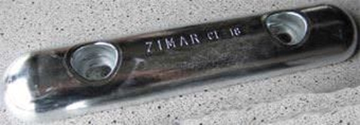 Picture of CL-18 Zimar Bolt On Drilled Plate Zinc 