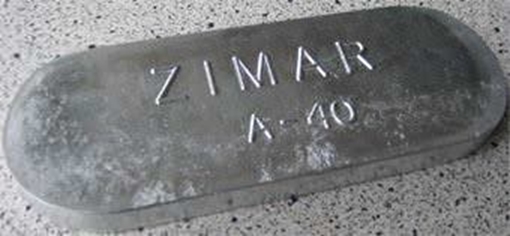 Picture of A-40 Zimar Bolt On Undrilled Plate Zinc 