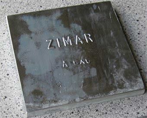 Picture of A-6X6 Zimar Bolt On Undrilled Plate Zinc 