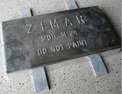 Picture of M-24 Zimar Weld On Plate Zinc 