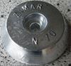 Picture of N-70 Zimar Round Plate Zinc 