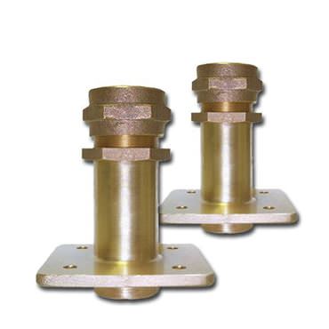 Picture for category Outside Mount Square Flange Bronze Rudder Ports