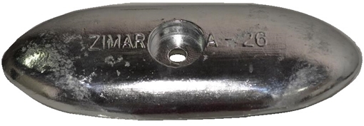 Picture of A-26 Zimar Bolt On Drilled Plate Zinc 